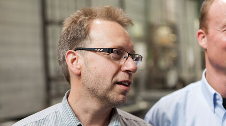 ZF Friedrichshafeni töötajad vestlemas