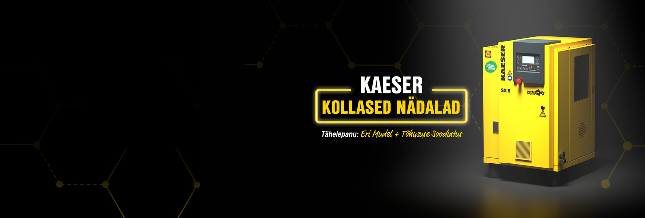 KAESER KOMPRESSORID YELLOW WEEKS. Nüüd saate endale osta Special Editioni!