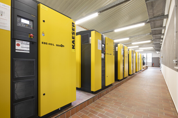 Energiat säästev töö KAESERi EBS-i kruvipuhuritega.