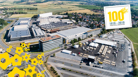 Ettevõtte 100 aasta juubel, mida tähistatakse lahtiste uste päeva, ettevõtet tutvustavate ekskursioonide ja töötajate pidustusega Coburg´s asuvas ettevõttes KAESER KOMPRESSOREN.