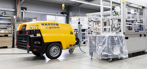 Kompressor MOBILAIR M27 elektrilises teostuses.