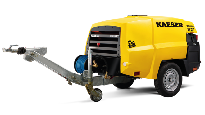 M27 – mobiilne ehituskompressor