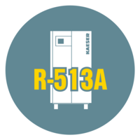 Seetõttu kasutab Kaeser Kompressoren oma jahutuskuivatites kliimasäästlikku külmaainet R-513A.