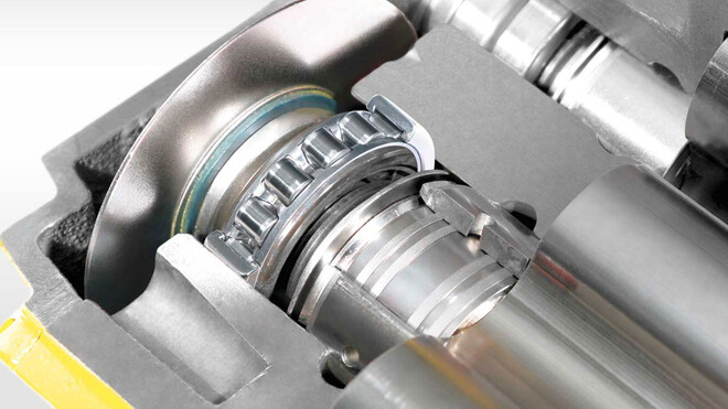 Väga jõuliste laagritega rootorpuhurid.