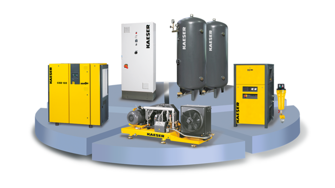 SIGMA PET AIR süsteemi 5 komponenti