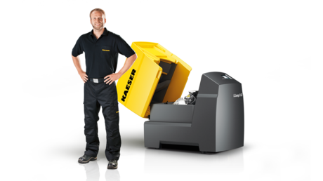 Kompressori i.Comp 9 G kiire ja lihtne hooldus.