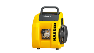 Kolbkompressori i.Comp 3 kaasaskantav versioon firmalt Kaeser Kompressoren.