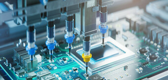 Suruõhukompressor elektroonika tootmisel rakendatuna – ettevõte KAESER KOMPRESSOREN tarnib kõige moodsamat tehnoloogiat täpsete valmistusprotsesside jaoks.