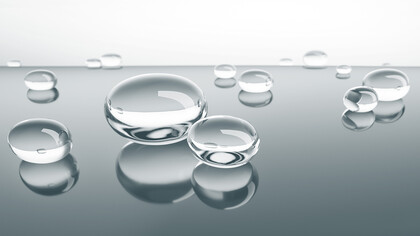 Vahast kattekiht kaitseb Lootose efekti abil soolase vee eest.