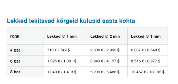 Lekked võivad põhjustada kuni 12 457 € lisakulusid aastas.